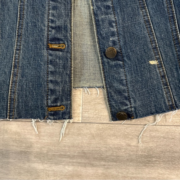 Free People Blue Denim Jacket - Picture 4 of 6